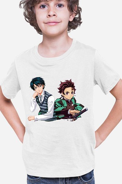 OEM Tricou copii Prince of Tenis Ryouma Kimetsu no Yaiba Tanjirou Samurai