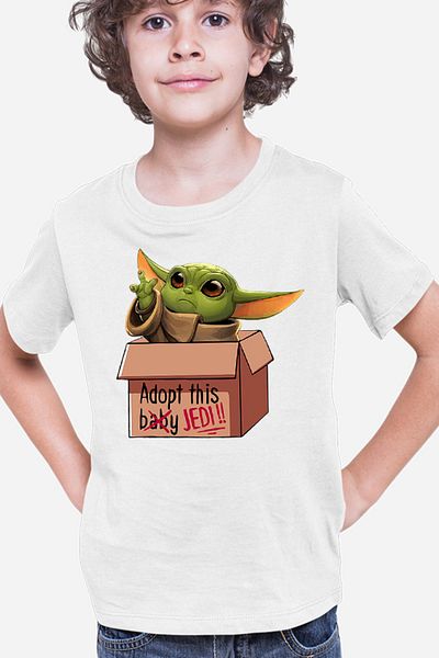 OEM Tricou copii Baby Yoda Adopt Alien Star Wars