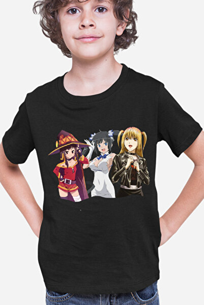 OEM Tricou copii DanMachi Hestia Konosuba Megumi Death Note Misa