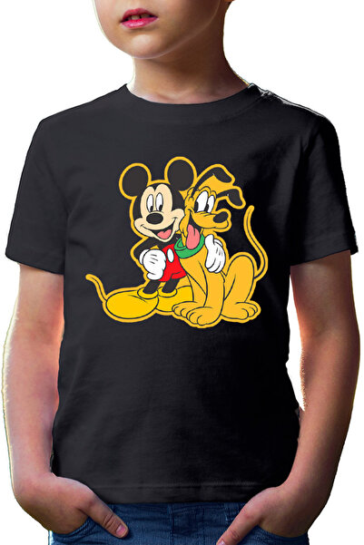 OEM Παιδικό T-shirt Μίκυ Μάους Πλούτωνας Σκύλος Καλύτερος Φίλος Walt Disney