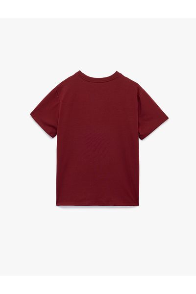 Koton Tricou oversize de bază din bumbac cu mânecă scurtă