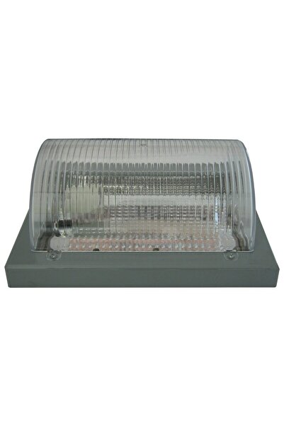 MİRSA PLAFONIERA 1xE27 MAX60W GRI IP65 NEM KARE