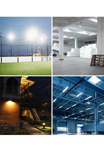 3 lampa LED GARAZOWA 500W 230V ULICZNA WARSZTATOWA SUFITOWA HALOGEN BUDOWLANY