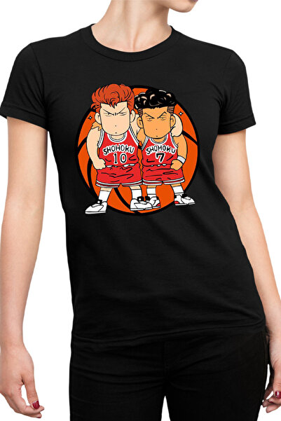 OEM Tricou Femei Slam Dunk Sakuragi Rukawa Anime
