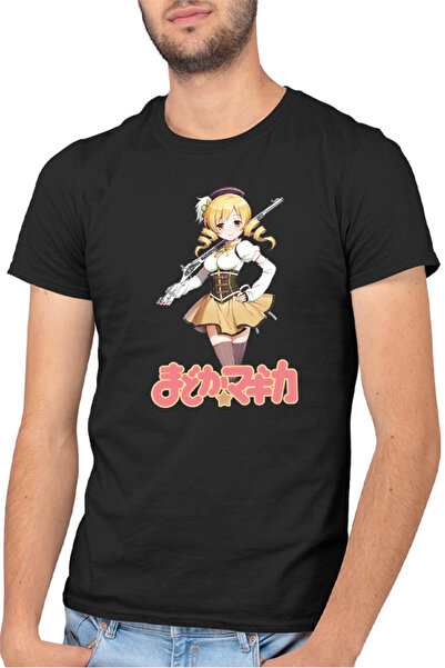 OEM Tricou barbati Madoka Magica Mami Fire Lovely Group Shield