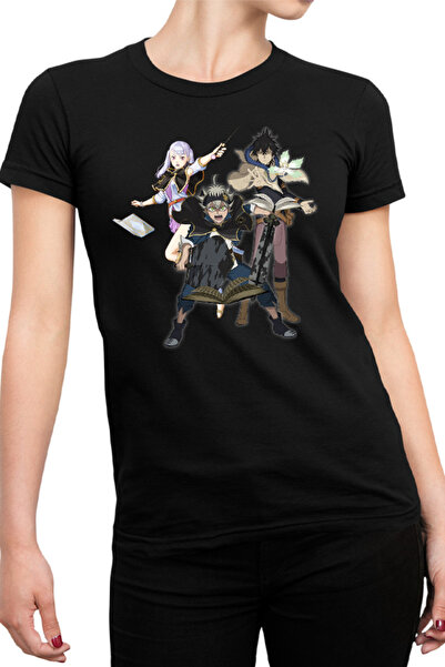 OEM Tricou Femei Black Clover Asta Yuno Noelle Spells Books Wizard Academy