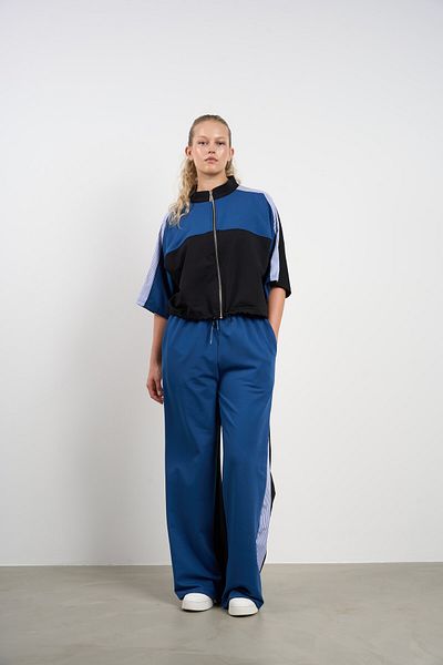 HANIQA Women's Plus Size Garnished Summer Tracksuit Set
