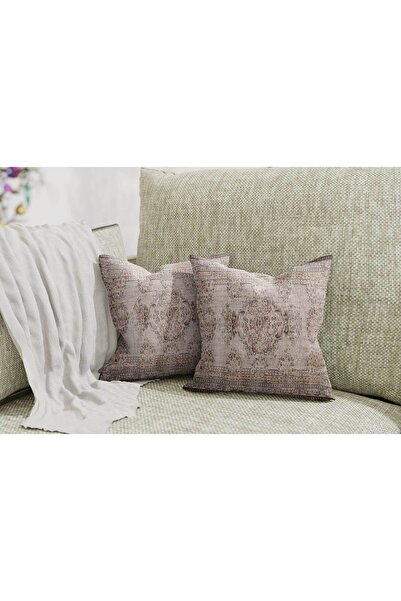 TURKISHRUG KINGDOM Multicolored Ethnic Patterned Square Throw Pillow Case