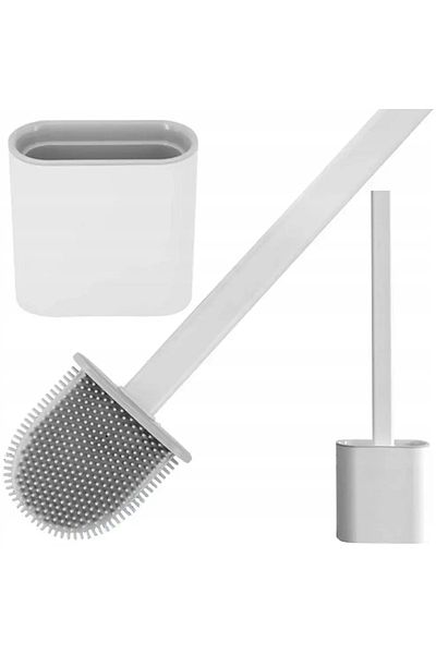Ruhhy PERIE DE TOALETĂ DIN SILICON PENTRU BAIE ANTIBACTERIANĂ, DE PURTARE INDEPENDENTĂ
