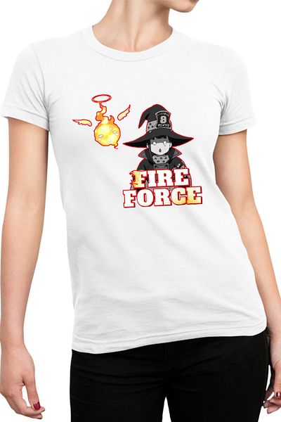 OEM Tricou Femei Fire Force Maki Oze Wizard Merlin