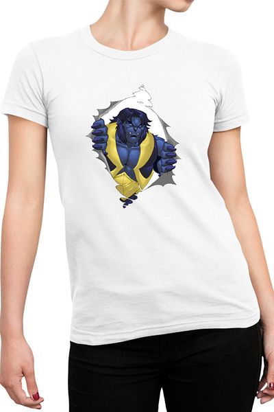OEM Tricou Femei X-men Monster Rip Powerfull Super Hero Cartoons