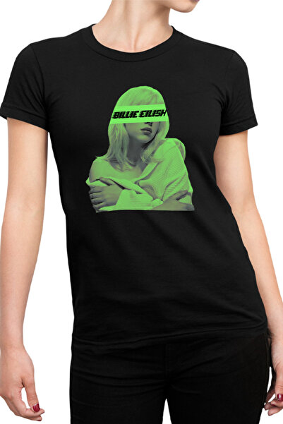 OEM Tricou Femei Billie Eilish Logo Green Brand Musician