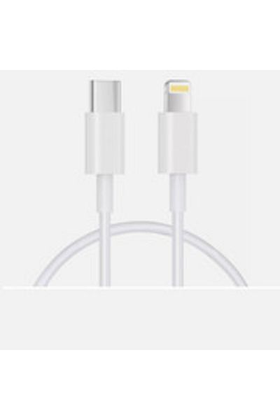 nelbo Data and charging cable, Nelbo, USB Type C - Lightning type, 1 M, white