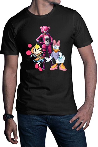 OEM Tricou barbati Bomberman Donald Duck Daisy Fortnite Fluffly Funny