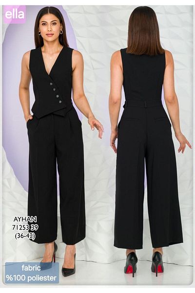 AYHAN Jumpsuit with Vest