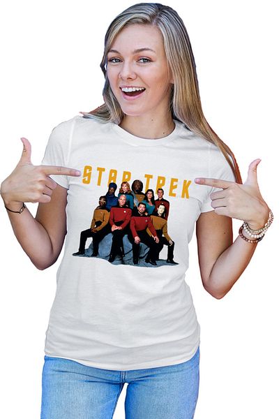 OEM Tricou Femei Star Trek Crew Members Aliens Together Animated Series