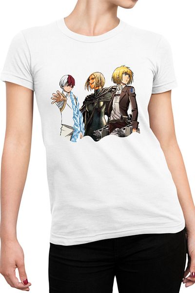 OEM Tricou Femei Claymore Helen AOT Armin My Hero Academia