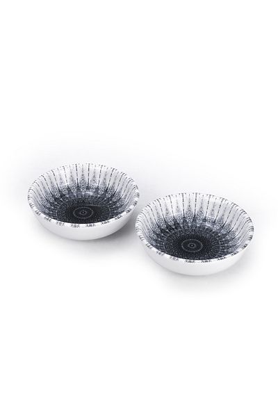Edessa Ceramic Cosmo 10.5Cm Round Snack Bowl, Multicolor (Set of 6)
