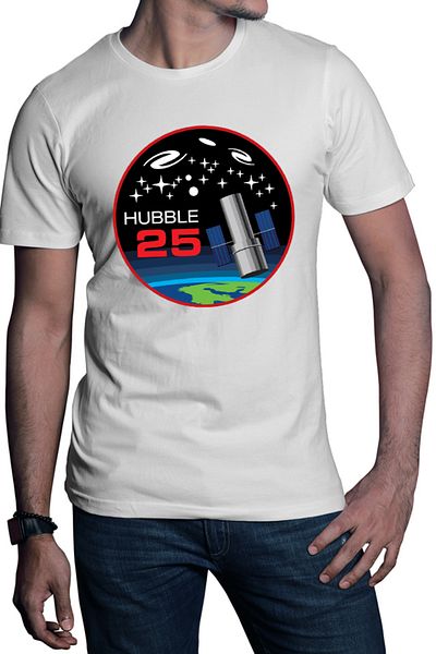 OEM Men's NASA Hubble Space Orbit Terra Best Telescope T-shirt