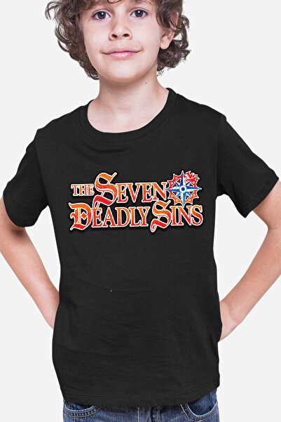 OEM Tricou copii Επτά Θανάσιμα Αμαρτήματα Λογότυπο Υπερδυνάμεις Μαγικοί Γίγαντες