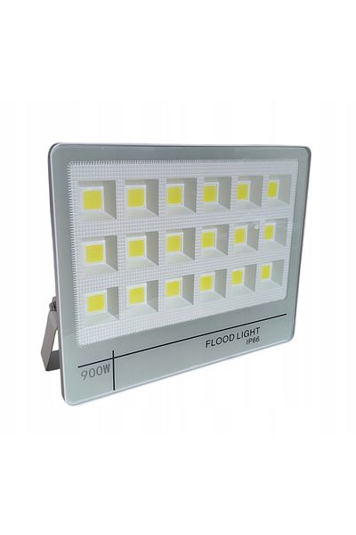 Azaris LAMPA HALOGEN LED 900W RELFEKTOR BUDOWLANY OGORODOWY MAGAZYNOWY WHITE NEW