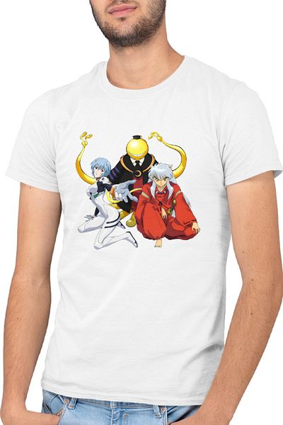 OEM Men's T-shirt Assassination Classroom Koro Sensei Neon Anime