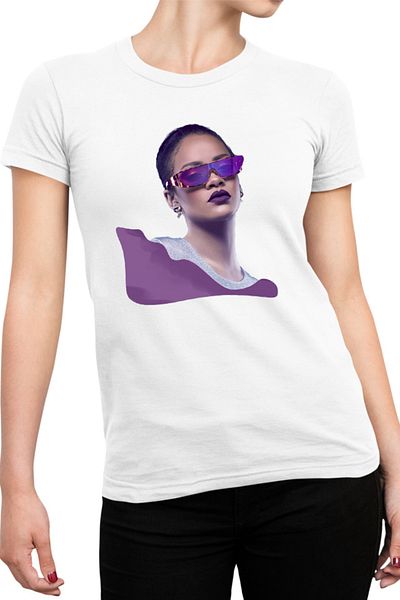 OEM Tricou Femei Rihanna Violet Concept Fashion Artist Show Off