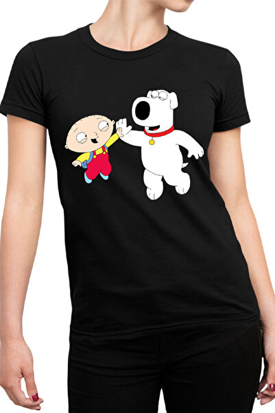 OEM Tricou Femei Family Guy Dog Best Friend Hi5 Animation Cartoons