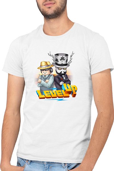 OEM Tricou barbati Roblox Level Up Mayor Cool Story