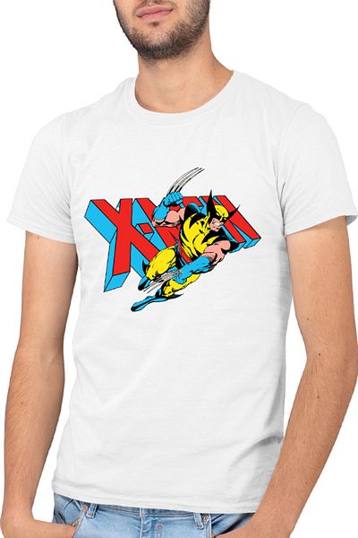 OEM Men's T-shirt X-men Logo Jump Master Mind Protect Civilians