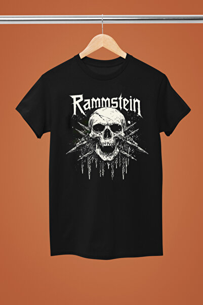 MAGORS TRIUC ROCK RAMMSTEIN IMPRIMAT BUMBAC Mâneci scurte