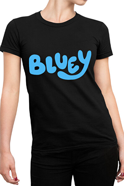OEM Women's T-Shirt Bluey Logo TV Show Adventure Studio Simple Pets
