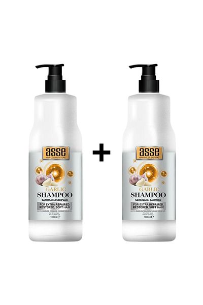 Ostwint Set 1+1 Asse Black Garlic Hair Shampoo - 2000 ml