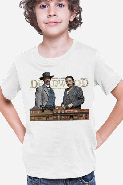OEM Tricou copii Deadwood Western Cowboy Gentleman