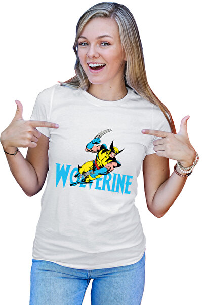 OEM Tricou Femei Wolverine Logo X-MEN Project Experiments Mad Mind