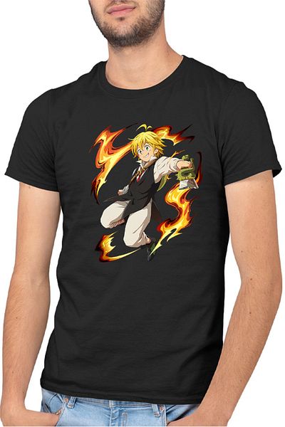 OEM Men's T-shirt Seven Deadly Sins Meliodus Myanimelist