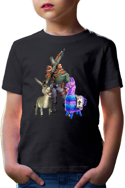 OEM Tricou copii Fortnite Goat Donkey Animals Hunting