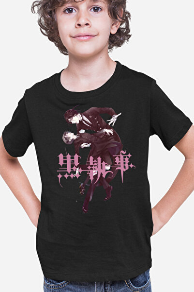OEM Tricou copii Black Butler Sebastian Ciel Toboso Yana