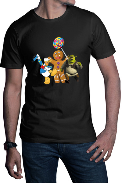 OEM Tricou barbati Shrek Dance Happy Cookie Sweet Donald Duck