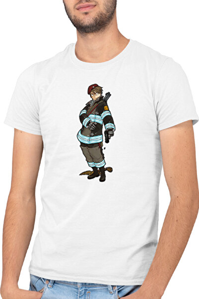 OEM Tricou barbati Fire Force Hinawa Takehisa Animekage Otaku