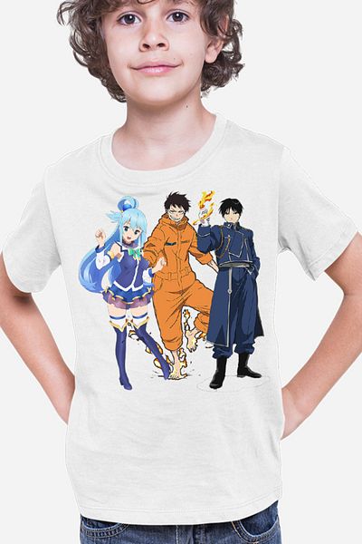 OEM Tricou copii Fire Force Kusakabe Animeeater Konosuba
