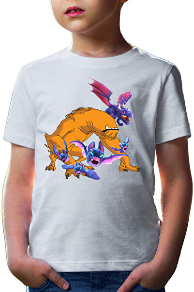 OEM Tricou copii Ben10 Clash Royale Clash of Clans Bat Dragon Alien