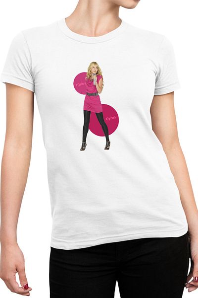 OEM Tricou Femei Miley Cyrus Concert Fans Meeting Actress Popular