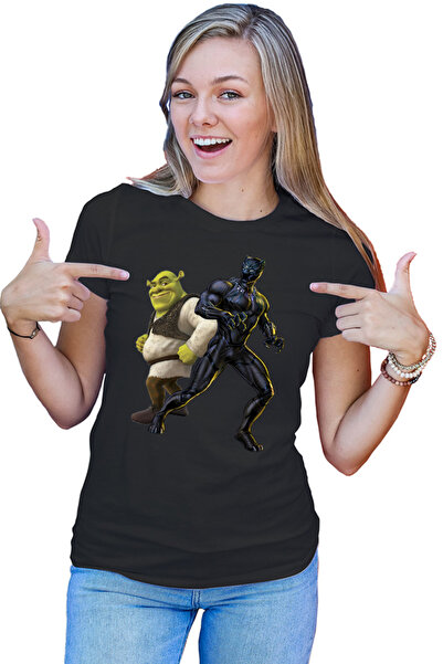 OEM Tricou Femei Black Panter Marvel Cinematic Universe Shrek