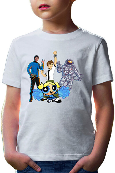 OEM Tricou copii Ben10 Nasa Astronaut Star Trek Bubble