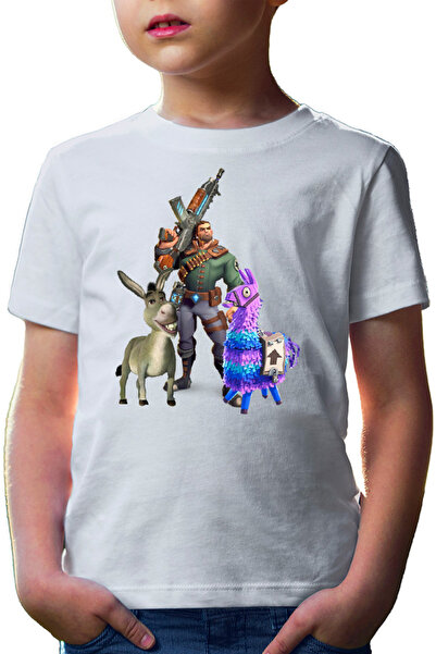 OEM Tricou copii Fortnite Goat Donkey Animals Hunting