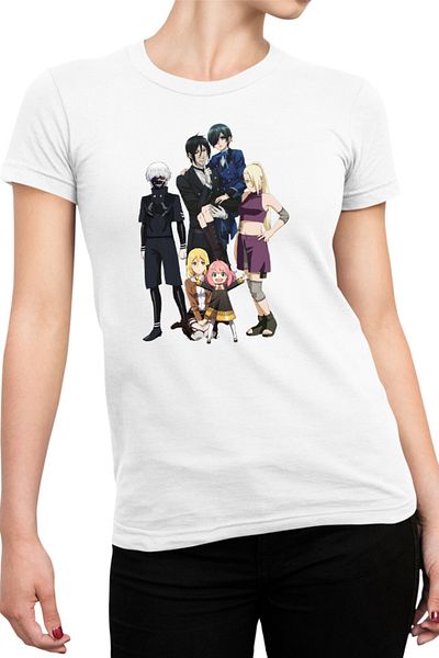 OEM Tricou Femei Black Butler Naruto Tokyo Ghoul Kaneki