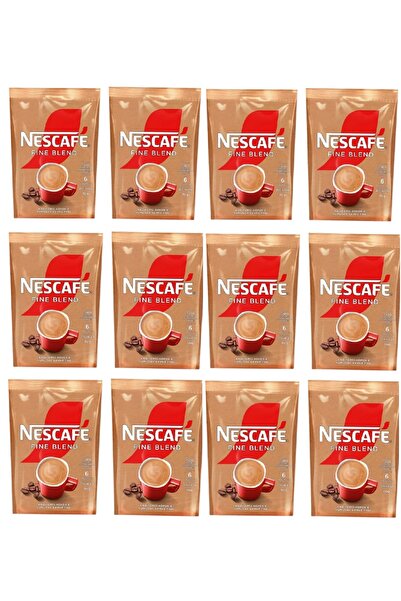 Nescafe fine blend 70 Gr granül kahve (12Adet)