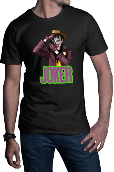OEM Tricou barbati Joker Photo DC Superhero Supervillian Psychological