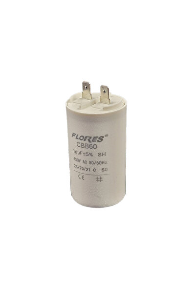 flores Condensator pornire motor, pentru pompe, CBB60, 450 V, 16 μF
